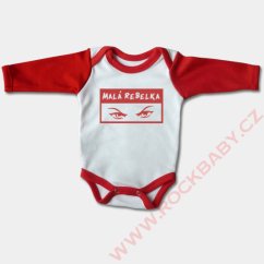 Kojenecké body dlouhý rukáv - Malá rebelka