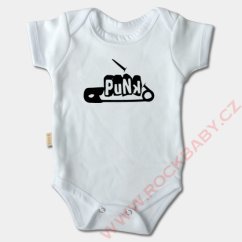 Kojenecké body krátký rukáv - Punk špendlík