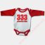 Kojenecké body dlouhý rukáv - 333 poloviční ďábel