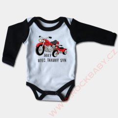 Kojenecké body dlouhý rukáv - Jaký otec, takový syn
