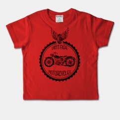 Dětské tričko krátký rukáv - Retro motorka-vel. 5-6 let